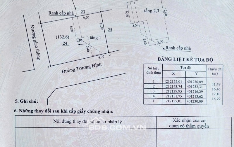 Chính chủ bán Nhà Lô Góc 2 Mặt Tiền Đường Trương Định, Tân Mai, TP Biên Hòa, Tỉnh Đồng Nai