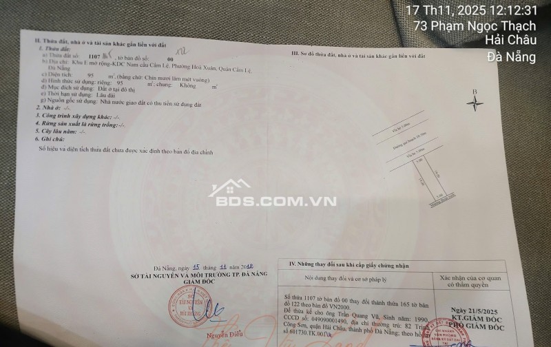 Chủ cần tiền ra nhanh.
Đường 10,5m. Võ Văn Ngân giá 5,950 tỷ- hoà xuân
Lh: 0843.222222 chính chủ