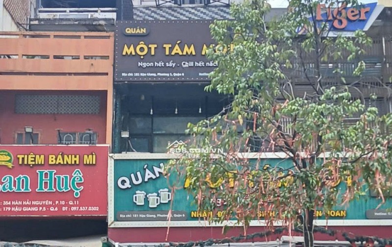 Nhà 4 tầng MT Hậu Giang P5 Q6 HĐ thuê 69tr giá 41 tỷ TL