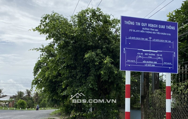 Cần bán gấp đất nền 285m2 Phú Tân, gần chợ Tú Điền – TP Bến Tre, giá cực rẻ