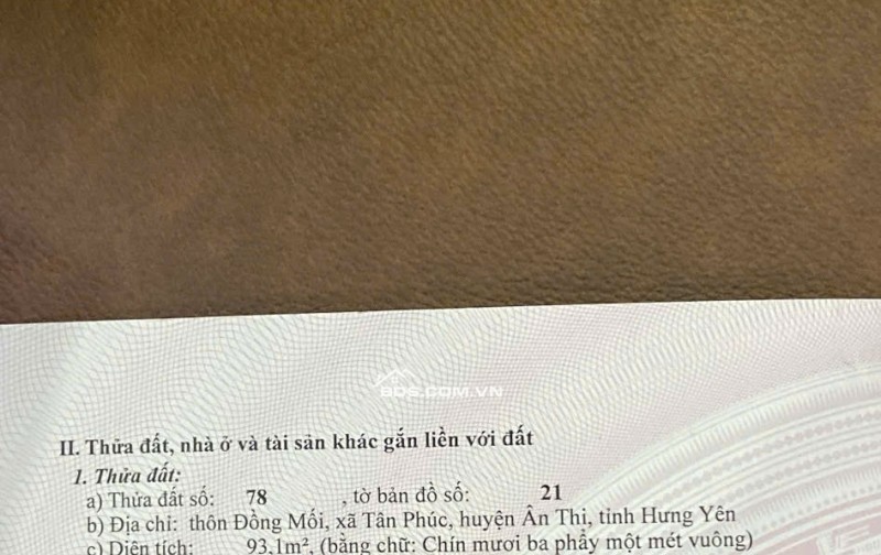 Bán đất phân lô tại Đồng Muối Tân Phúc Ân Thi Hưng Yên vị trí đắc địa nằm gần nút ra Ân Thi cao tốc Hà Nội - Hải Phòng