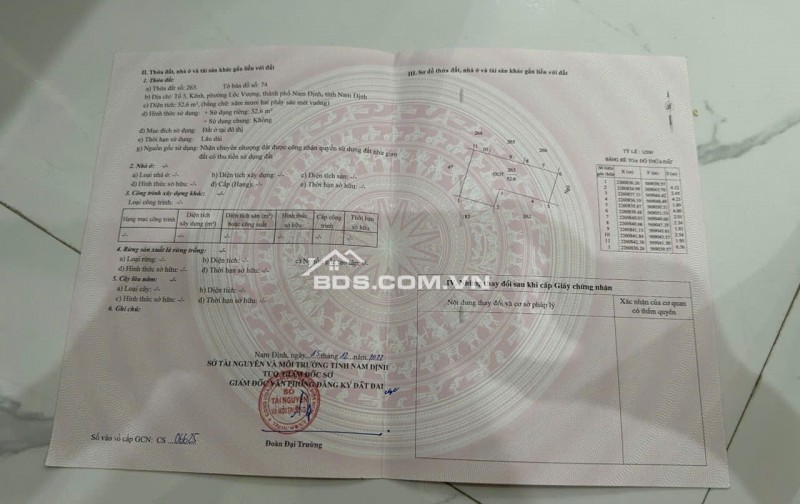 BÁN NHÀ ĐẸP 2.3 TỶ 3 TẦNG 52M2 ( ĐÔNG NAM ) NGÕ ĐƯỜNG KÊNH