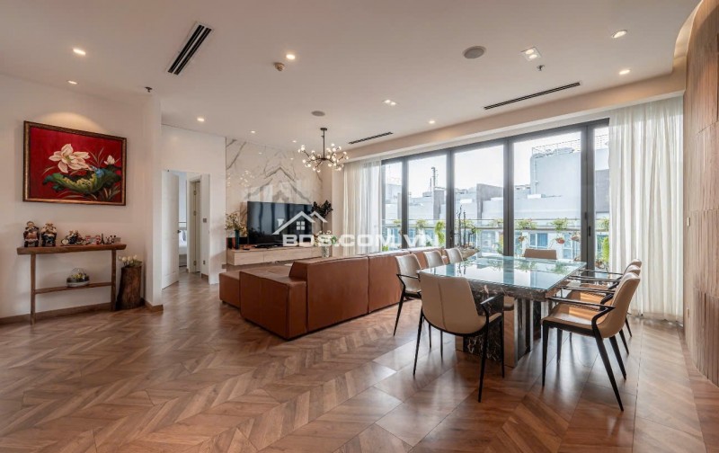 CĂN HỘ PENTHOUSE VINHOME CENTRAL PARK BÌNH THẠNH 166M2 GIÁ 25,5 TỶ, SỔ ĐỎ, TIỆN NGHI ĐẦY ĐỦ, VỊ TRÍ VÀNG THUẬN TIỆN