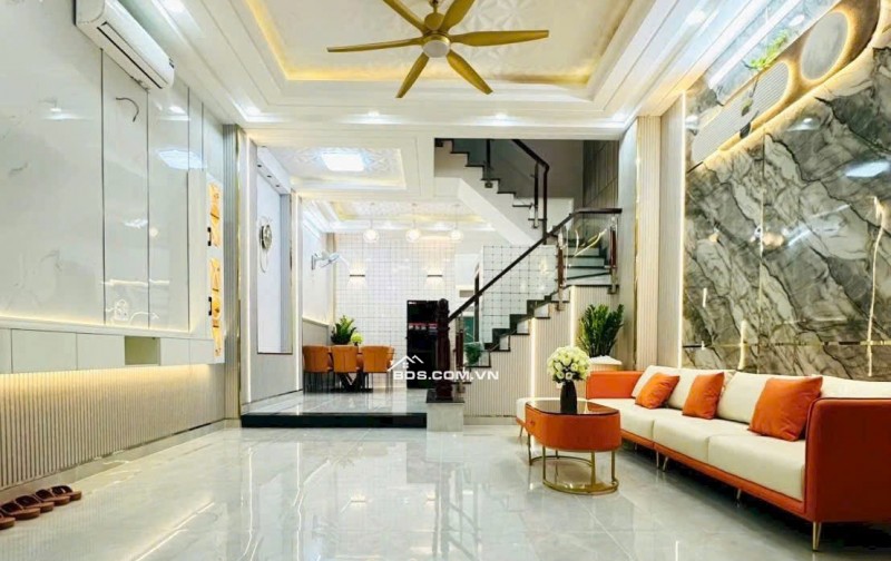 Bán Nhà Mới Xe Hơi Ngủ Nhà 4 tầng 4 Phòng Ngủ