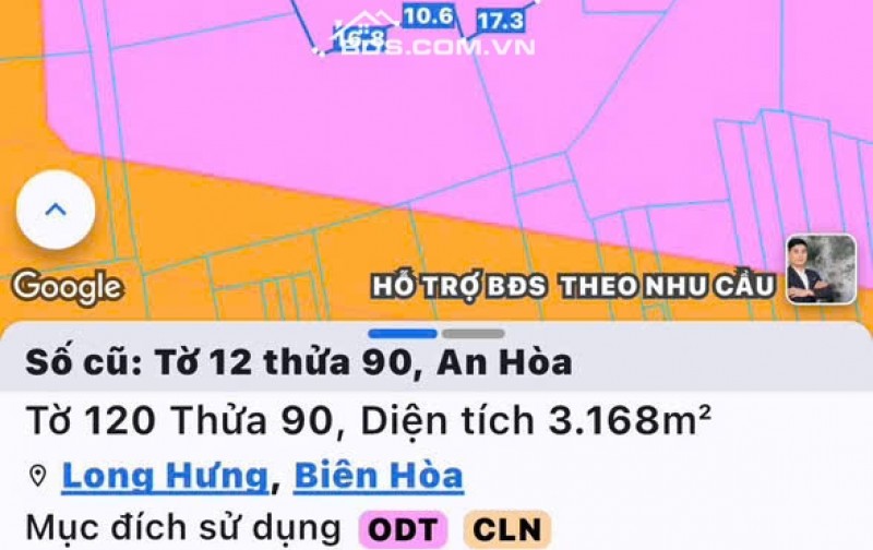 Bán đất 1 sẹt đường QL 51-Tại Long Hưng - Đồng Nai. 0909808615
