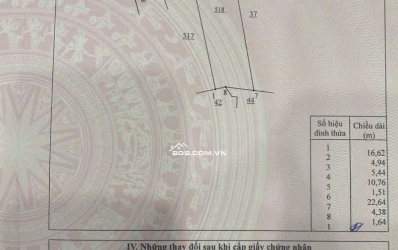 Bán nhà cấp 4 - P. Hiệp Hoà-0909808615