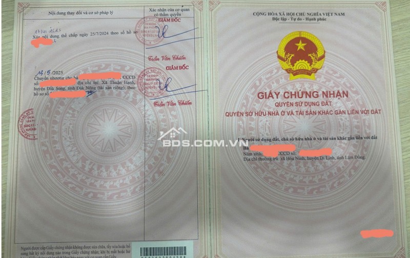 lô 10m mặt tiền Hoà Ninh, 561,8m2(102m2 thổ cư), 2ty4