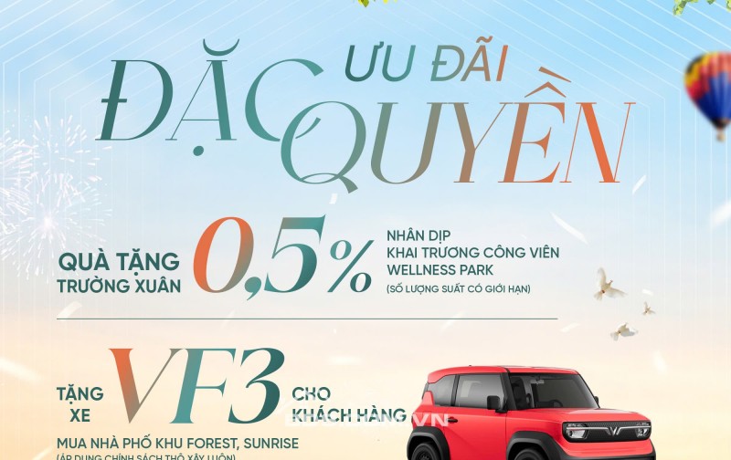 CHỈ 5 TỶ SỞ HỮU NHÀ 4 TẦNG 75M2 + XE Ô TÔ VF3 ! HÀNG F1 CHIẾT KHẤU ĐẾN 12%. LH:0931024399