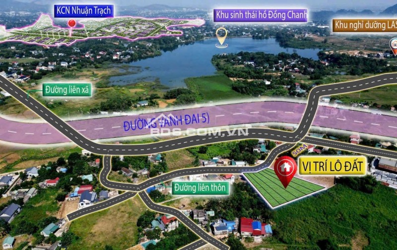  MỞ BÁN KHU ĐẤT 6 LÔ VỊ TRÍ ĐẮC ĐỊA - GIÁ RẺ NHẤT THỊ TRƯỜNG - SÁT KCN NHUẬN TRẠCH