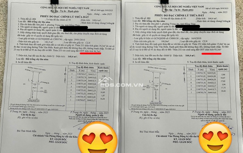 ĐẤT MẶT TIỀN ĐƯỜNG TRẦN VĂN HIỂN PHƯỜNG 10 GẦN SÁT QL60