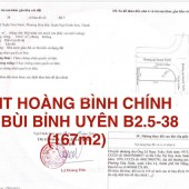 Bán đất GÓC 2 MT đường Hoàng Bình Chính & Bùi Bỉnh Uyên