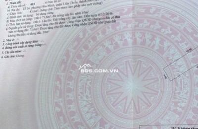 Bán lô Đất PHÚ THẠNH 10 nối dài - Trục thông  HỒ TÙNG MẬU - Gía ĐT