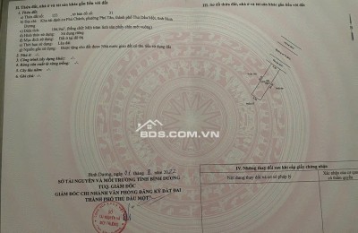 Chính chủ - Do Nhu Cầu Công Việc Bán Nhà Phố Mặt Tiền Đường 75, khu TDC Phú Chánh, Thủ Dầu Một