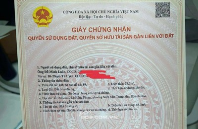 CHÍNH CHỦ CẦN BÁN LẠI NHÀ RIÊNG 2 TẦNG – PHƯỚC HẢI, LÊ HỒNG PHONG, NHA TRANG