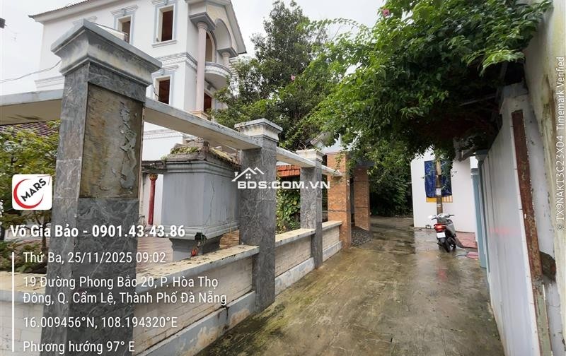 Chính chủ cần bán 350m2 đất kiệt Phong Bắc 20, Cẩm Lệ, Đà Nẵng