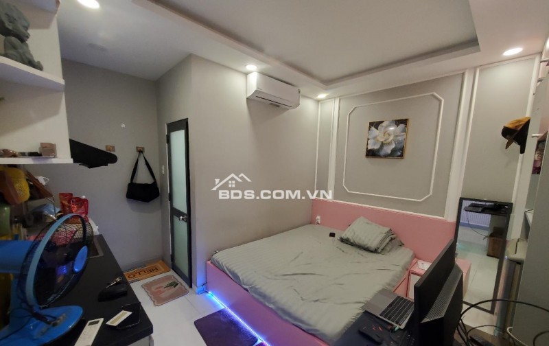 CHDV 6 lầu mới ngang 7m 148m2 17PN full NT HXT Quang Trung gần chợ HTT chỉ 24.9 tỷ.