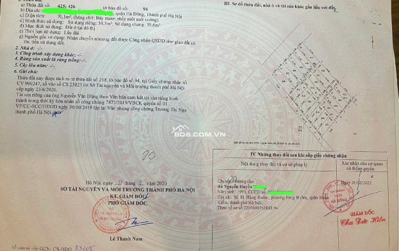 Nhà 4 tầng – 4 phòng ngủ tại Yên Nghĩa, Hà Đông – 4,1 tỷ