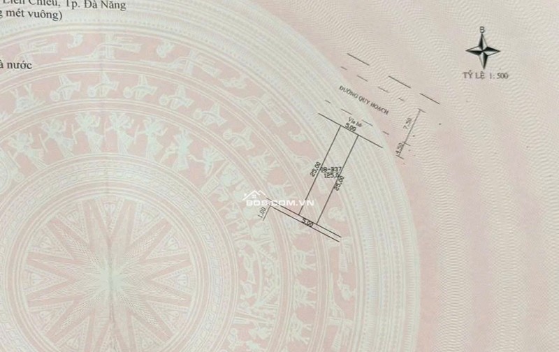 Bán đất mặt tiền lên nhà số 5 đường Nguyễn Xí, P. Hòa Minh. Đà Nẵng