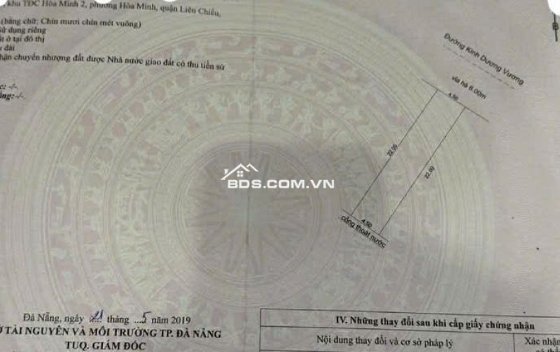 Bán đất đường Kinh Dương Vương - Gần biển-Đường rộng 15,5m