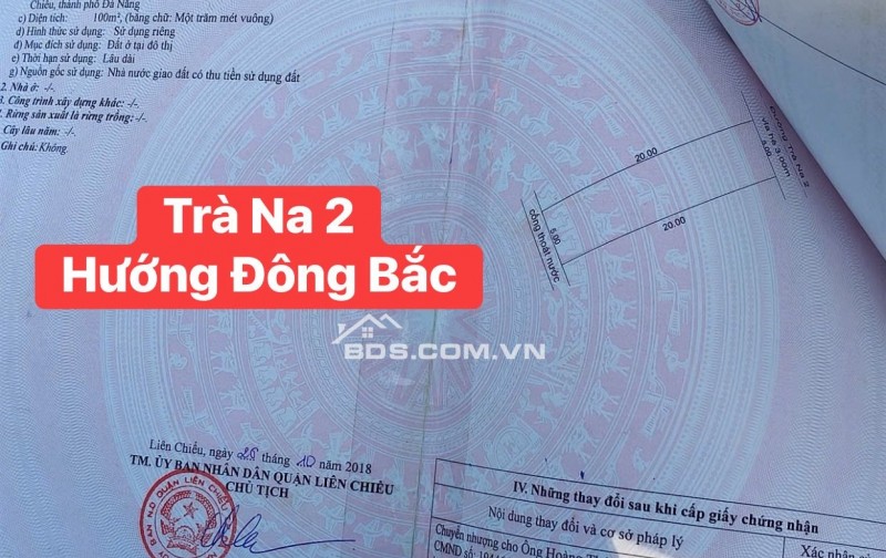 Bán đất đường Trà Na 2 - Hòa Khánh, Thành Phố Đà Nẵng