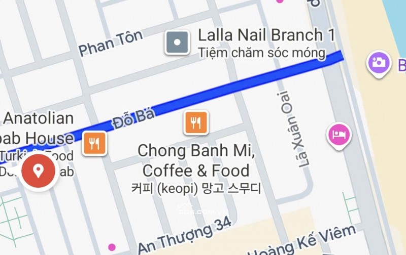 Bán đất MT đường 10,5m Đỗ Bá - trục thông bãi biển Mỹ An