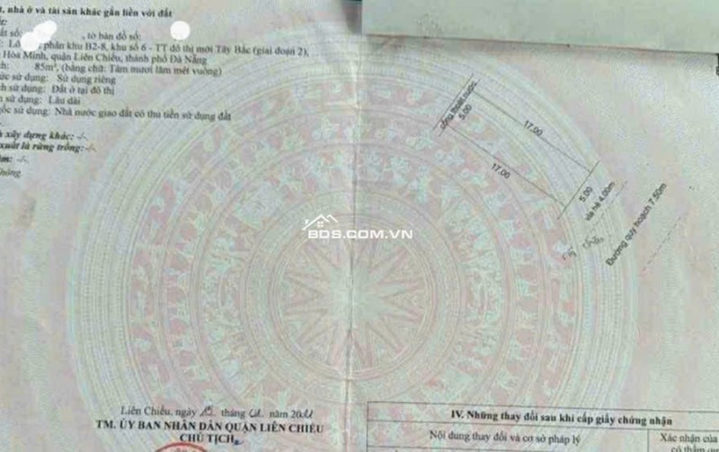 Bán đất đường 7,5m Nguyễn Chơn - trục thông Hoàng Thị Loan