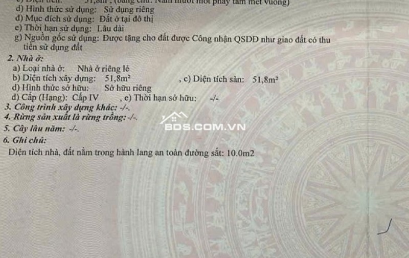 Bán nhà C4 kiệt 02 Bàu Trảng 7 - Thanh Khê - Đà Nẵng