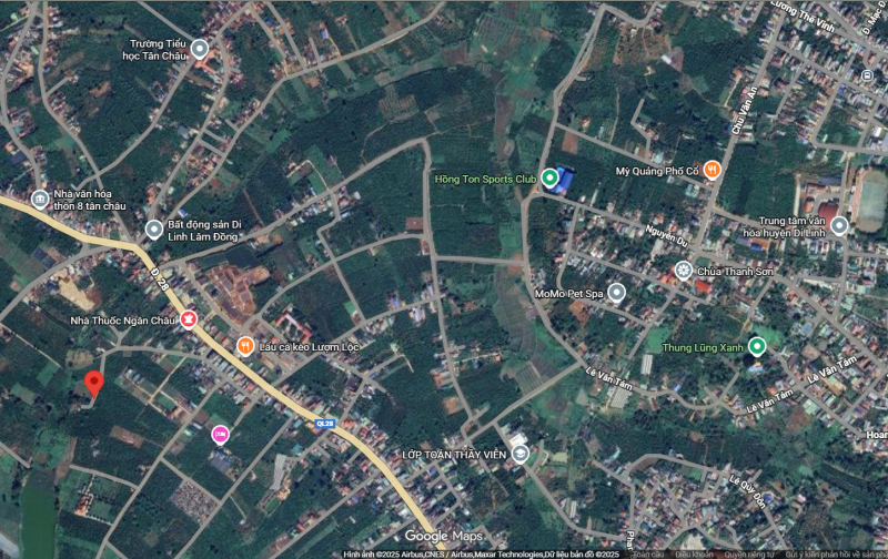 TT Di Linh, 490m2(ko thổ cư),hiện chưa lên được thổ cư, giá 550tr thương lượng