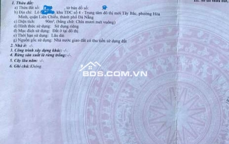 Nhà 3 tầng đường Trần Qúy Khoách, Hòa Minh, Liên Chiểu, Đà Nẵng