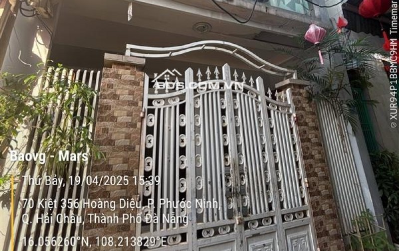 Bán nhanh nhà 2 tầng kiệt 356 Hoàng Diệu, Đà Nẵng.