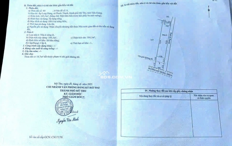Nhà MẶT TIỀN LÔ GÓC đẹp RỰC RỠ. Đường Mỹ Hưng. Bao rẻ Nhứt Mỹ Tho. TG cũ.