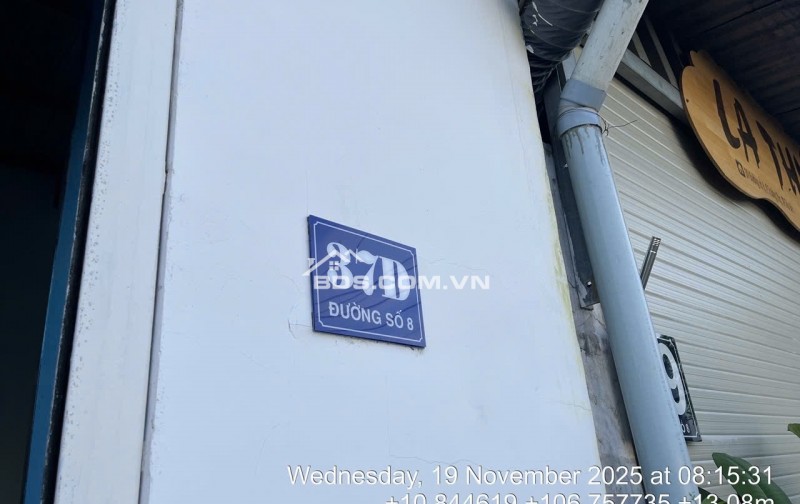 Bán nhà mặt tiền 37D Đường Số 8 P. Trường Thọ TP Thủ Đức