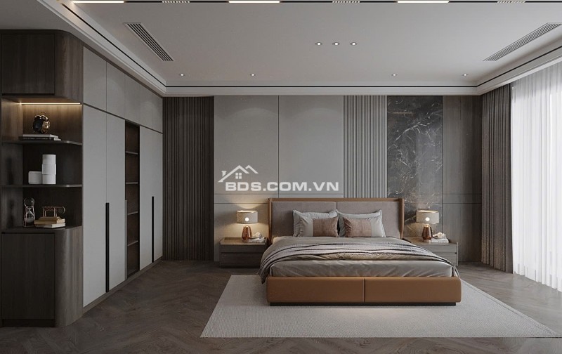 Bán nhà Thạch Bàn 45m2 x 6 tầng, 2 mặt thoáng, ô tô vào