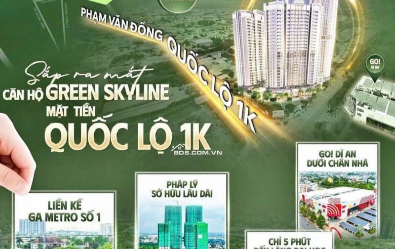 CĂN HỘ CAO CẤP TBS GREEN SKYLINE - SIÊU THỊ GO