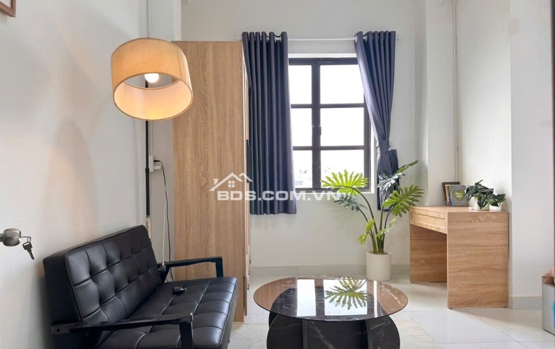 Studio ban công tách bếp – full nội thất siêu hiện đại