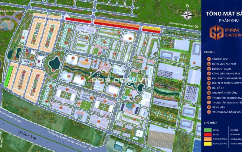 5 LÔ ĐẤT NỀN CUỐI CÙNG – YÊN PHONG GATEWAY