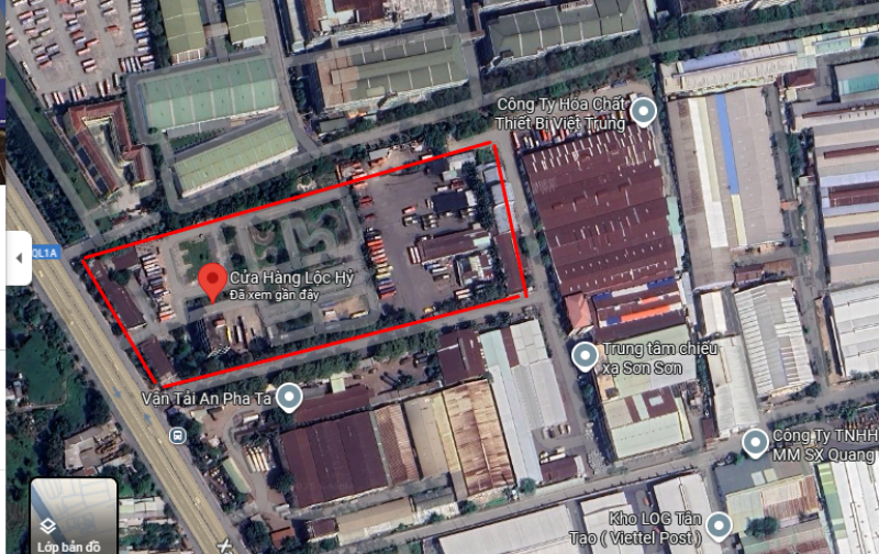 Cho thuê nhà văn phòng, mặt bằng, kho bãi 1500m2 mặt tiền Ql 1A, Bình Tân,Giá 20k/m2, DT 37500m2