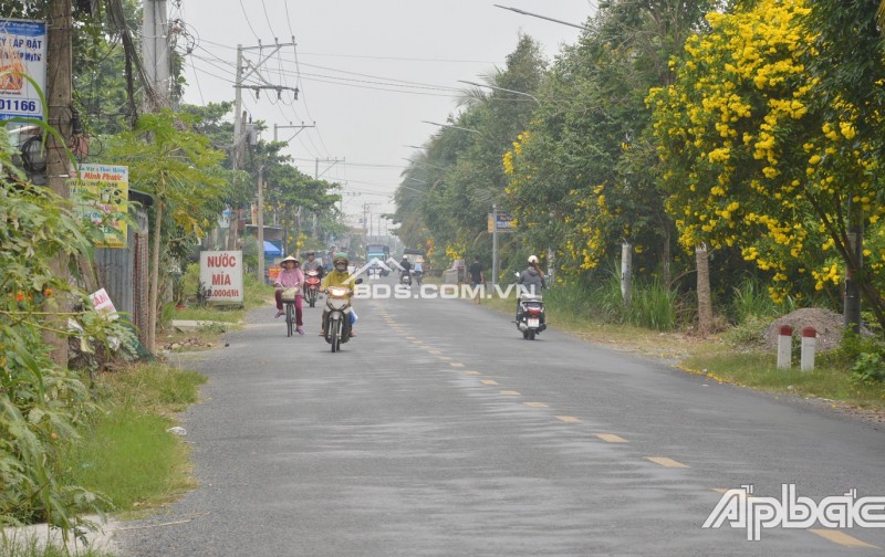 MẶT TIỀN kênh đường Tỉnh 879B. Lô đất CLN gần 300m2. Gần Trường Lê Văn Nghề, Mỹ Phong.