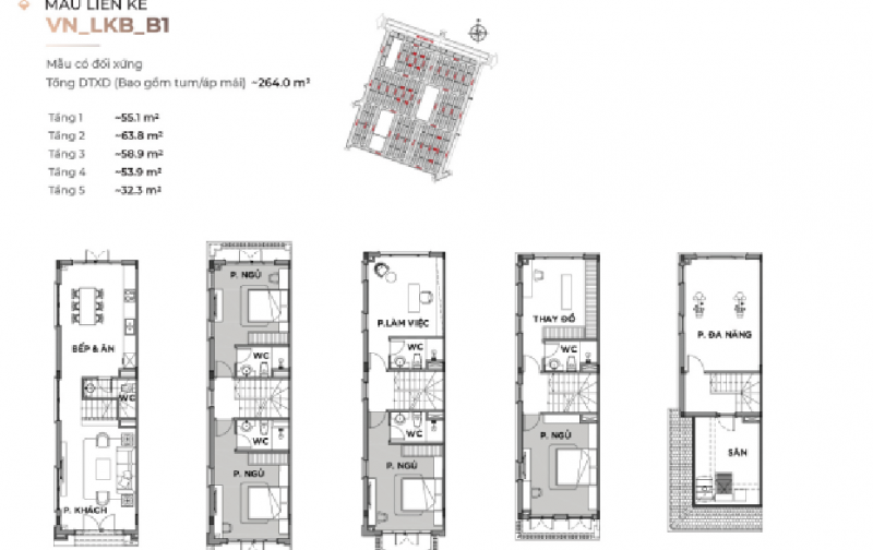 Bán liền kề 65m2 Vinhomes Ocean Park 2 Hưng Yên