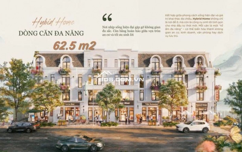  CẦN BÁN 5 LÔ LIỀN KỀ HYBRID HOME – PHÂN KHU PHÚ QUÝ, VLASTA THỦY NGUYÊN 