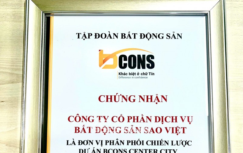 Bcons Center City –  cọc chỉ 5% và tới 7/2026 mới tiếp tục thanh toán