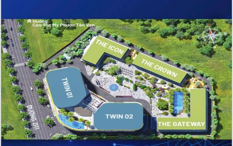 Bcons Center City –  cọc chỉ 5% và tới 7/2026 mới tiếp tục thanh toán