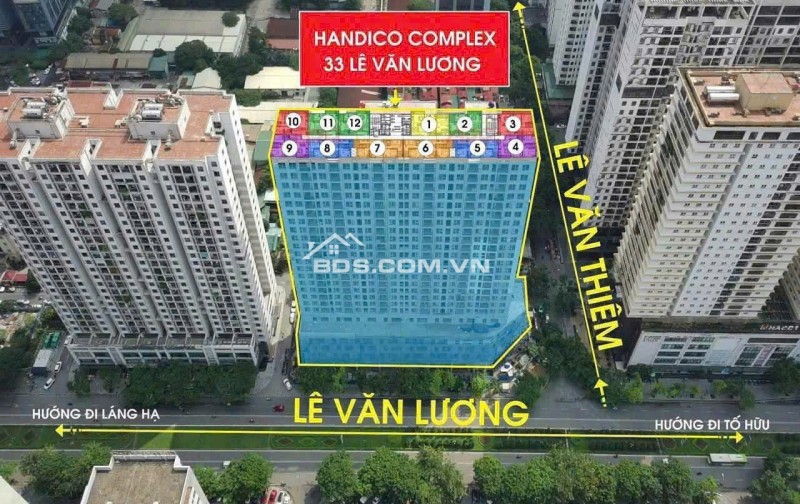 Bán CC tại Handico Complex, 97 triệu, 83m2, 3PN, 2WC, giá ưu đãi hàng hiếm