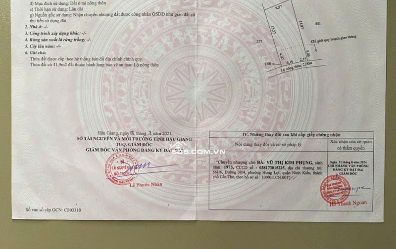 Bán Nhà Đất Tại Ấp Nhất Thạnh Hoà 500M2 SHR Chỉ 2 Tỷ. Lh:0913314259.