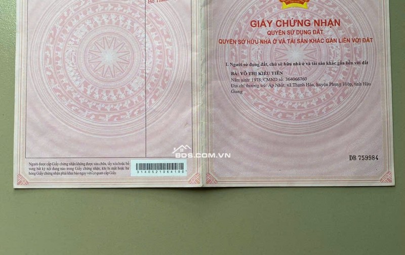 Bán Nhà Đất Tại Ấp Nhất Thạnh Hoà 500M2 SHR Chỉ 2 Tỷ. Lh:0913314259.