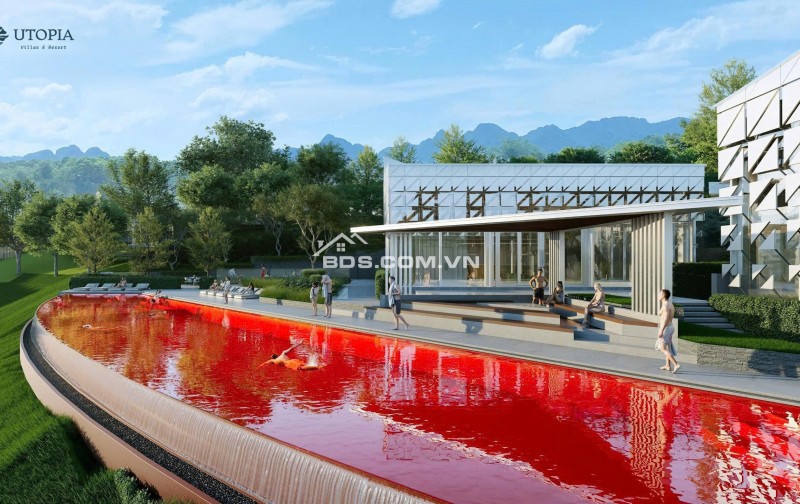 BĐS Nghỉ Dưỡng Hiếm Có UTOPIA – 120ha Mặt Hồ, Sổ Đỏ Vĩnh Viễn
