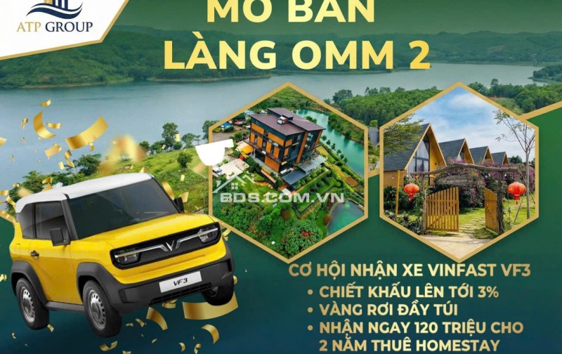 Mở bán Làng Omm 2 nhận ngay xe vin và triết khấu tốt.