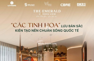 THE EMERALD GARDEN VIEW Căn hộ hang sang chỉ 7tr/ tháng 54m2 đáng mua nhất view chuẩn sống xanh