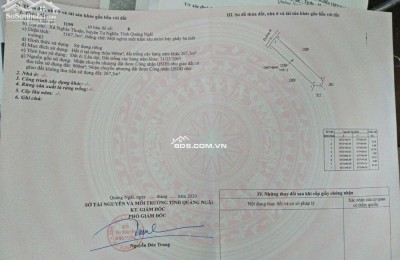 Chính Chủ Bán 1167,3m2 Đất Tại Xã Nghĩa Thuận, Huyện Tư Nghĩa, Tỉnh Quảng Ngãi.