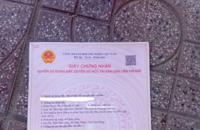 Bán 548m2 Đất Mặt Đường Hàm Phú - Thuận Minh, Thôn Dốc Lăng, Xã Hàm Thuận, Lâm Đồng